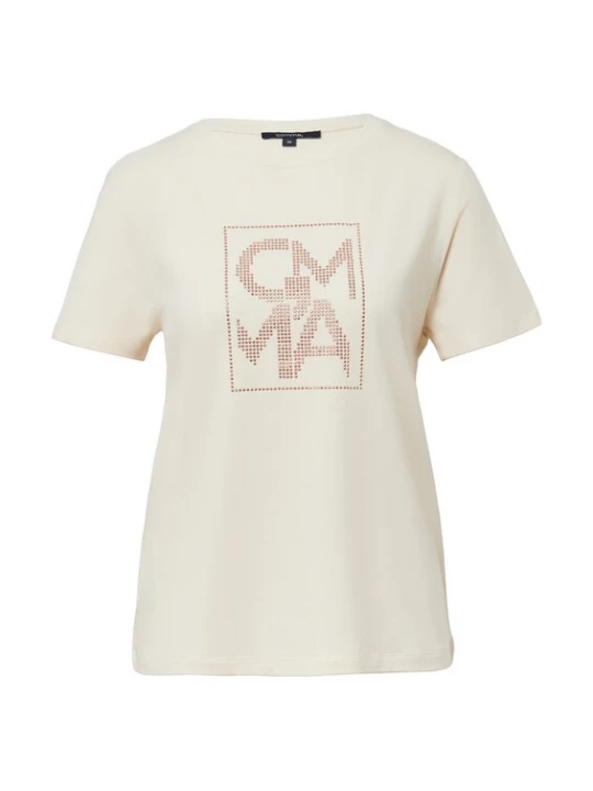 Foto van product COMMA Shirt lichtbeige / rosé