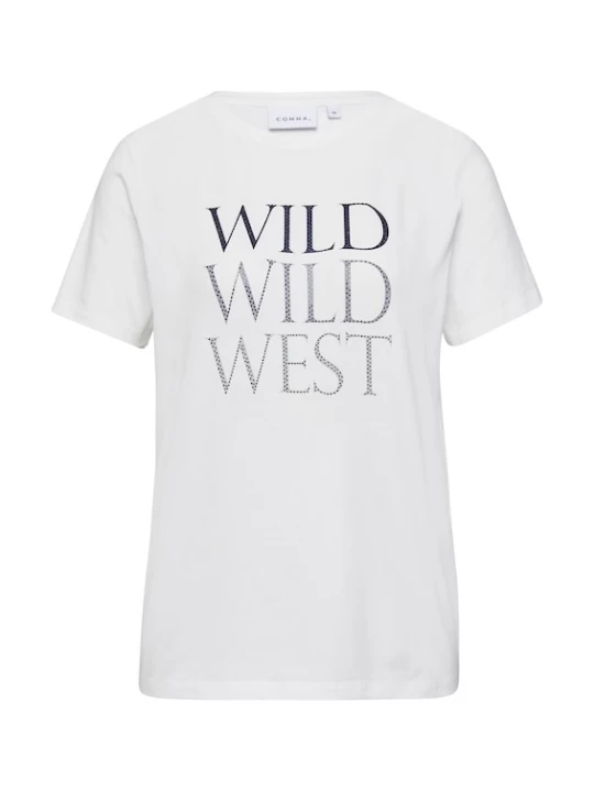 Foto van product COMMA Shirt marine / smoky blue / lichtgrijs / wit
