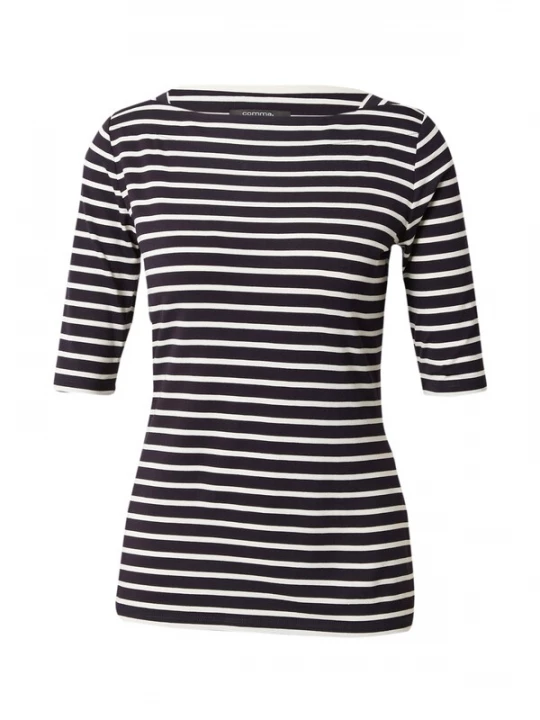 Foto van product COMMA Shirt navy / wit