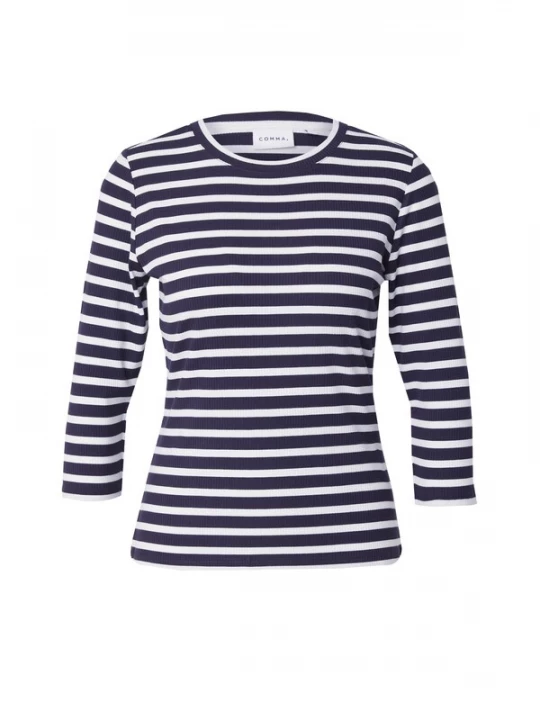 Foto van product COMMA Shirt navy / wit