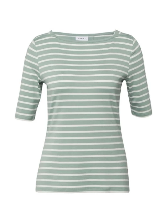 Foto van product COMMA Shirt petrol / wit