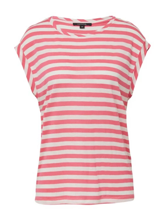Foto van product COMMA Shirt pitaja roze / wit