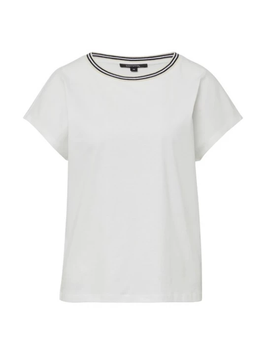 Foto van product COMMA Shirt zwart / offwhite