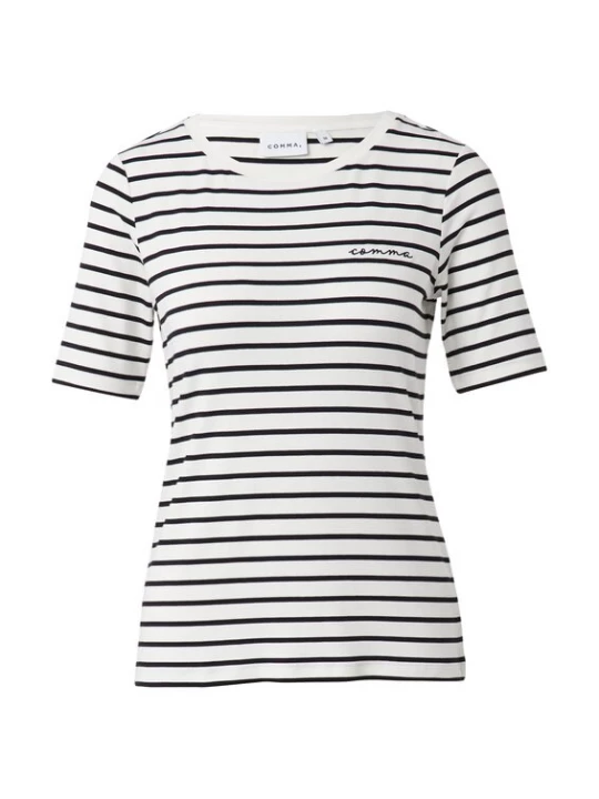 Foto van product COMMA Shirt zwart / wit