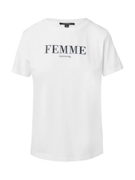 Foto van product COMMA Shirt zwart / wit