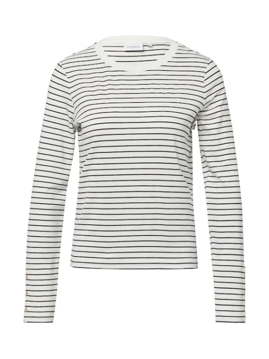 Foto van product COMMA Shirt zwart / wit