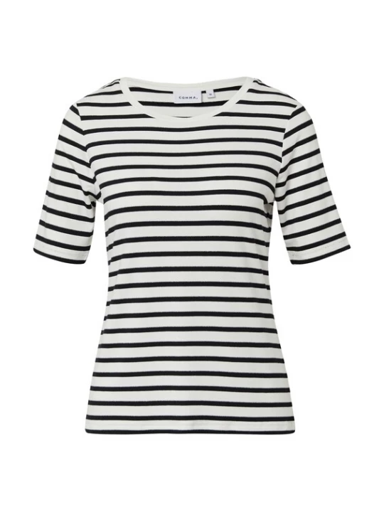 Foto van product COMMA Shirt zwart / wit