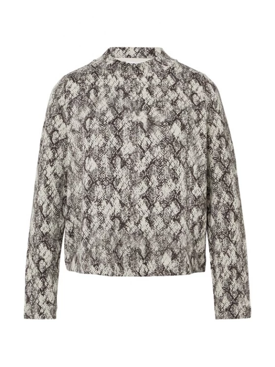 Foto van product COMMA Sweatshirt lichtbeige / bruin