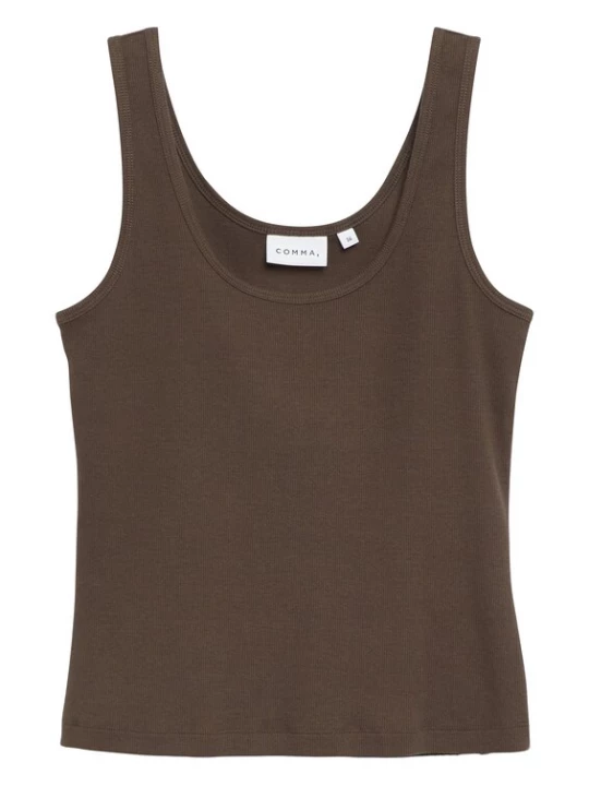 Foto van product COMMA Top chocoladebruin