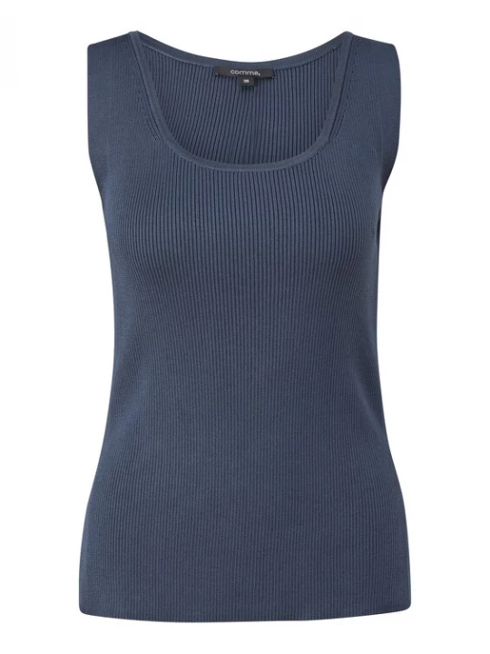 Foto van product COMMA Top donkerblauw