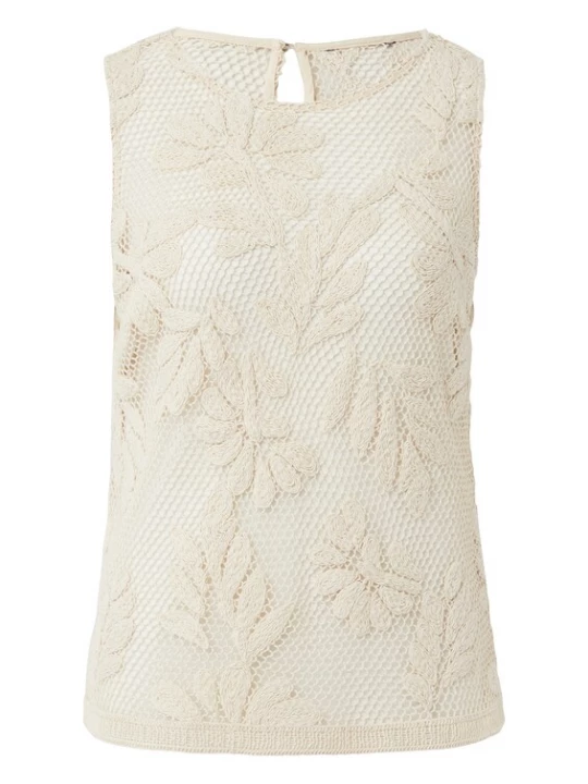 Foto van product COMMA Top lichtbeige