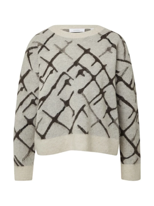 Foto van product COMMA Trui beige / zwart