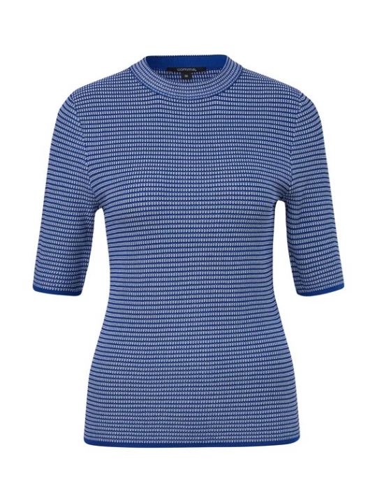 Foto van product COMMA Trui blauw / wit