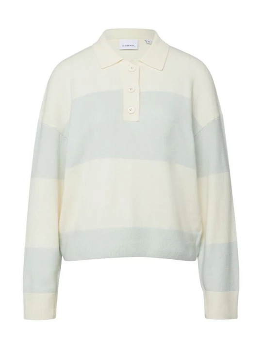 Foto van product COMMA Trui crème / pastelblauw
