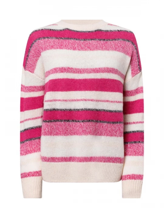 Foto van product COMMA Trui pink / zwart / wit