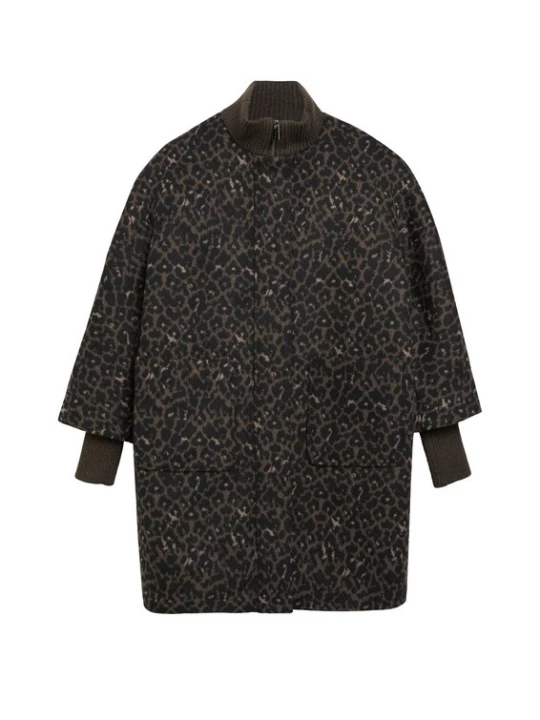 Foto van product COMMA Wintermantel bruin / cappuccino / donkerbruin