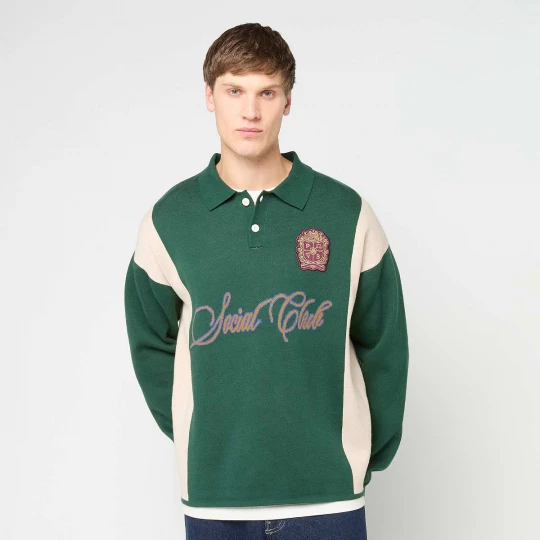 Foto van product Contrast Clubhouse Knit PROHIBITED groen