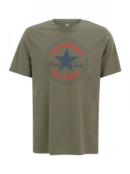 Foto van product CONVERSE Shirt 'ARCH' marine / groen / bloedrood