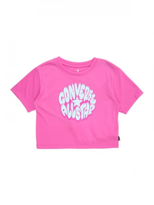 Foto van product CONVERSE Shirt 'BUBBLE' aqua / orchidee