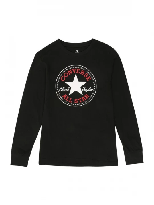 Foto van product CONVERSE Shirt 'Chuck' rood / zwart / wit