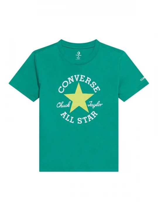 Foto van product CONVERSE Shirt 'DISSECTED CHUCK' smaragd / kiwi / wit
