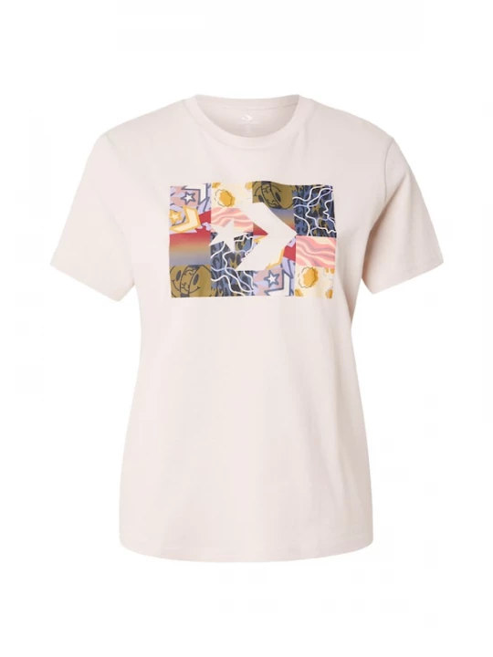 Foto van product CONVERSE Shirt ecru / lichtblauw / honing / zwart