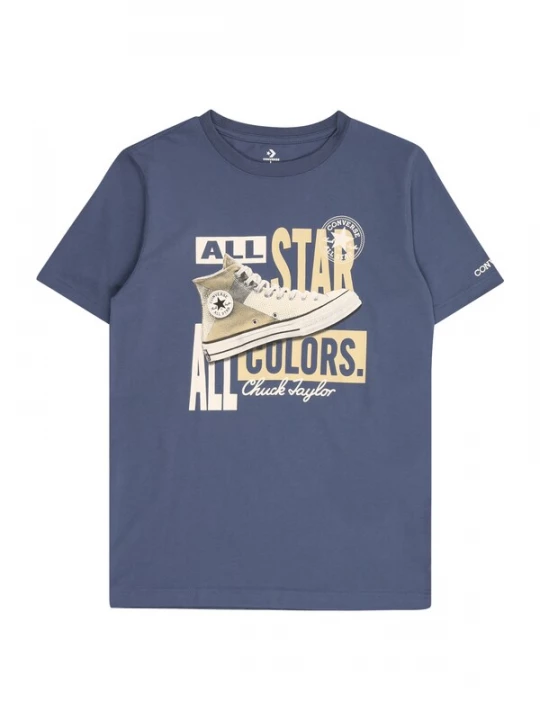 Foto van product CONVERSE Shirt opaal / lichtgeel / zwart / wit