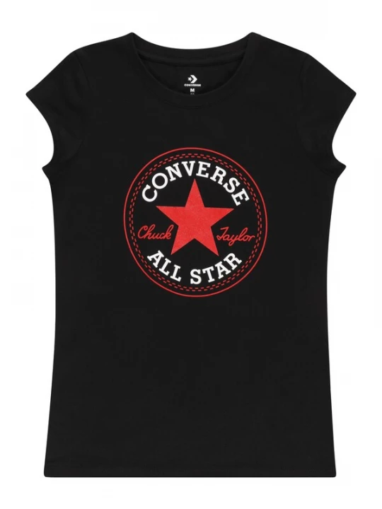 Foto van product CONVERSE Shirt rood / zwart / wit