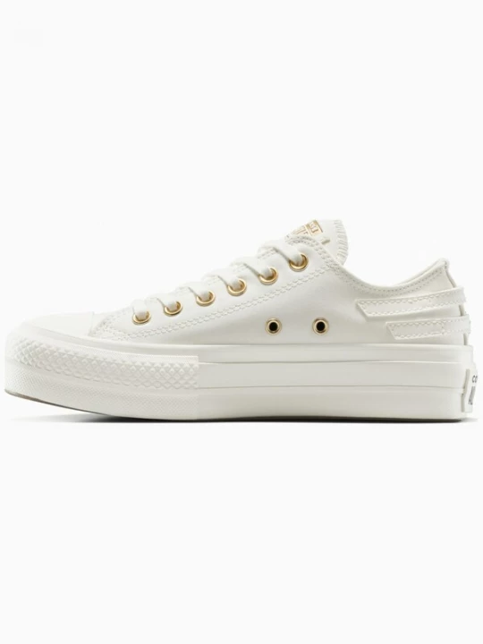 Foto van product CONVERSE Sneakers laag 'Converse Chuck Taylor All Star Lift Platform Buckle' wit