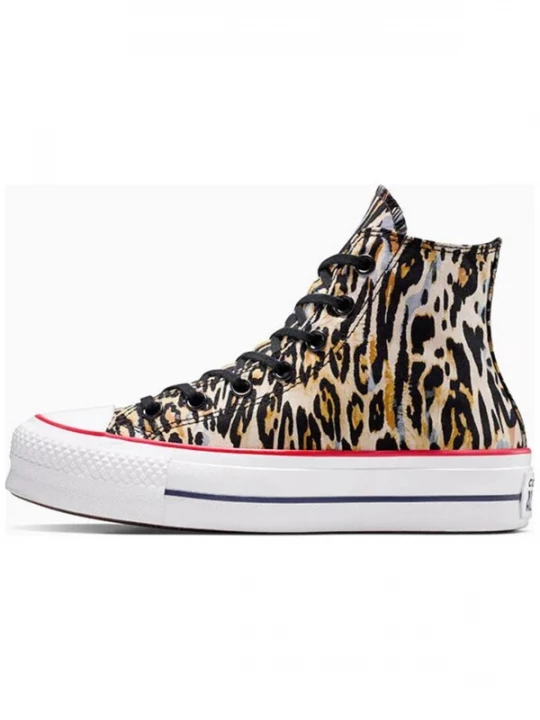 Foto van product CONVERSE Sneakers laag 'Converse Chuck Taylor All Star Lift Platform Leopard' bruin