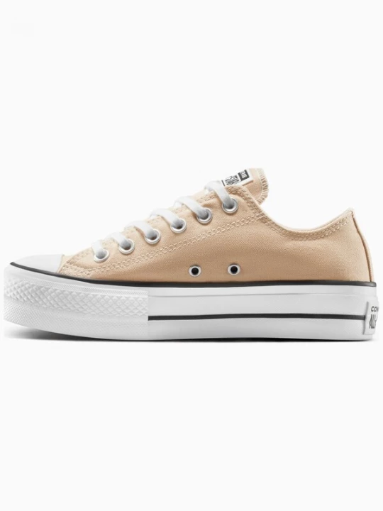 Foto van product CONVERSE Sneakers laag 'Converse Chuck Taylor All Star Lift Platform Polka Dots' beige