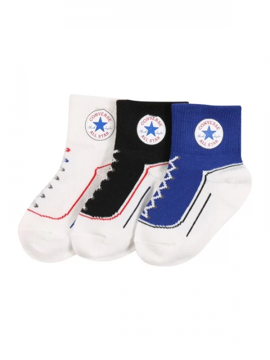 Foto van product CONVERSE Sokken blauw / watermeloen rood / zwart / wit
