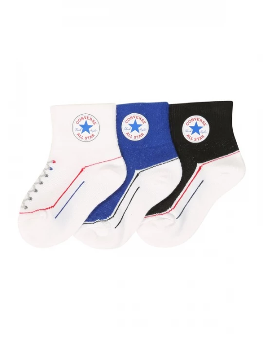 Foto van product CONVERSE Sokken blauw / watermeloen rood / zwart / wit