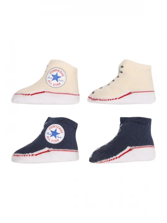 Foto van product CONVERSE Sokken 'Chuck Taylor' crème / blauw / navy / wit