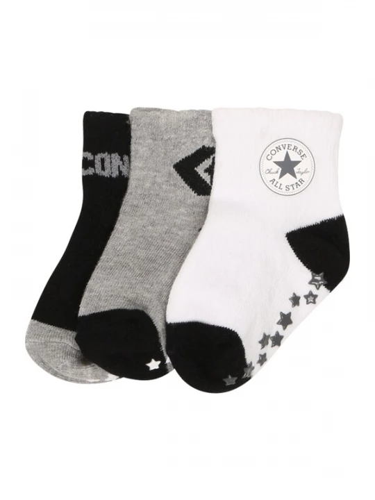 Foto van product CONVERSE Sokken grijs gemêleerd / zwart / wit