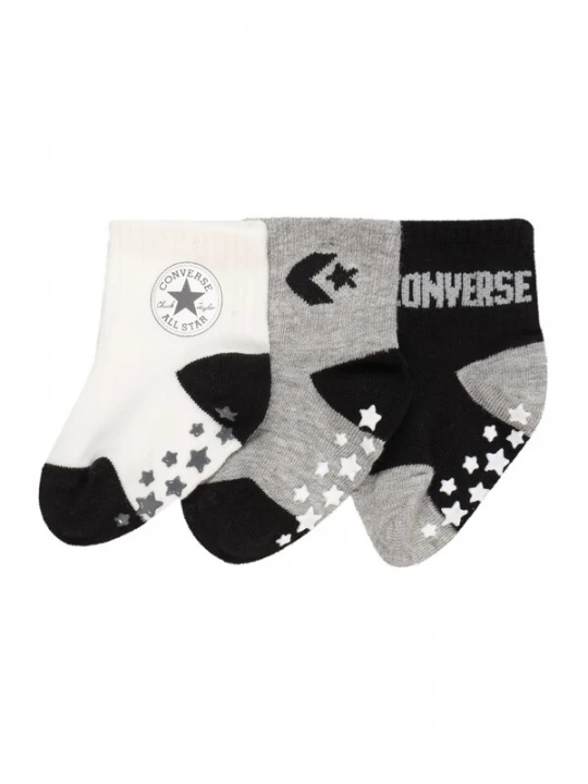 Foto van product CONVERSE Sokken grijs gemêleerd / zwart / wit