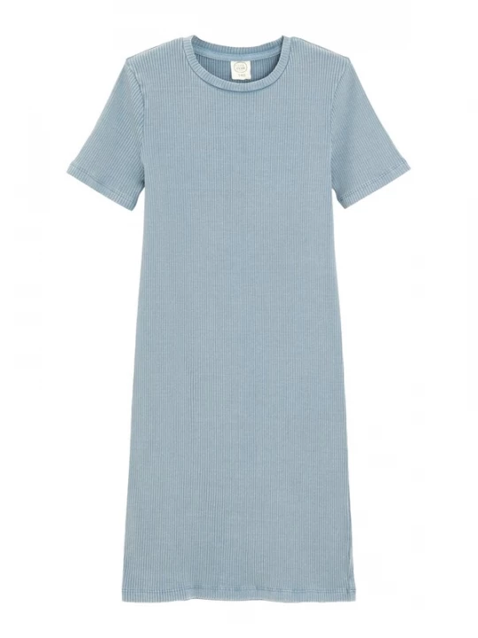 Foto van product Cool Club Jurk blauw gemêleerd