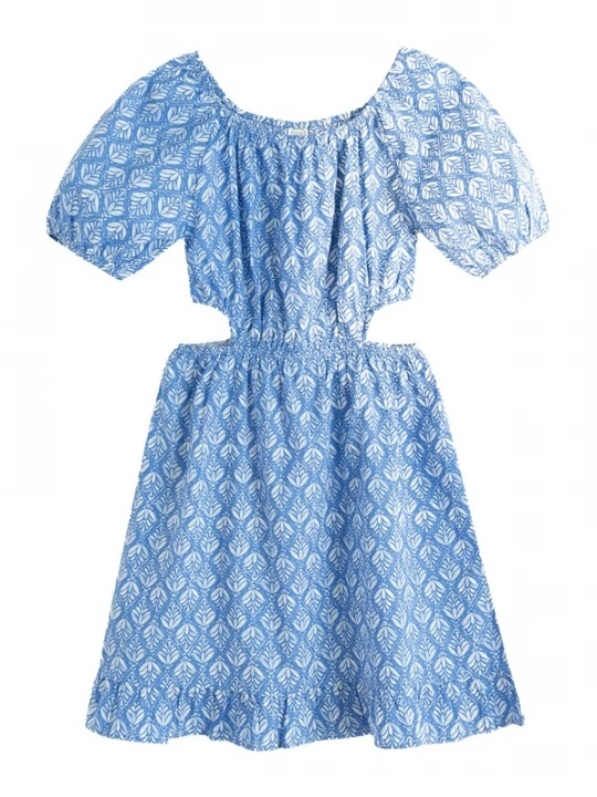 Foto van product Cool Club Jurk blauw / wit