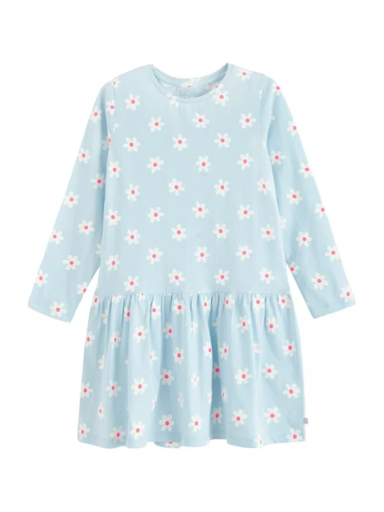 Foto van product Cool Club Jurk lichtblauw / pink / wit