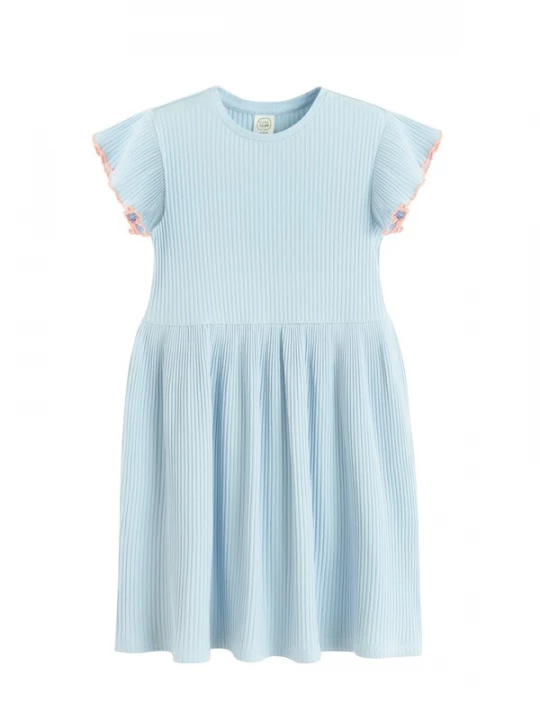 Foto van product Cool Club Jurk lichtblauw / rosa