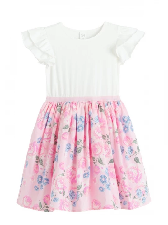 Foto van product Cool Club Jurk pink / wit