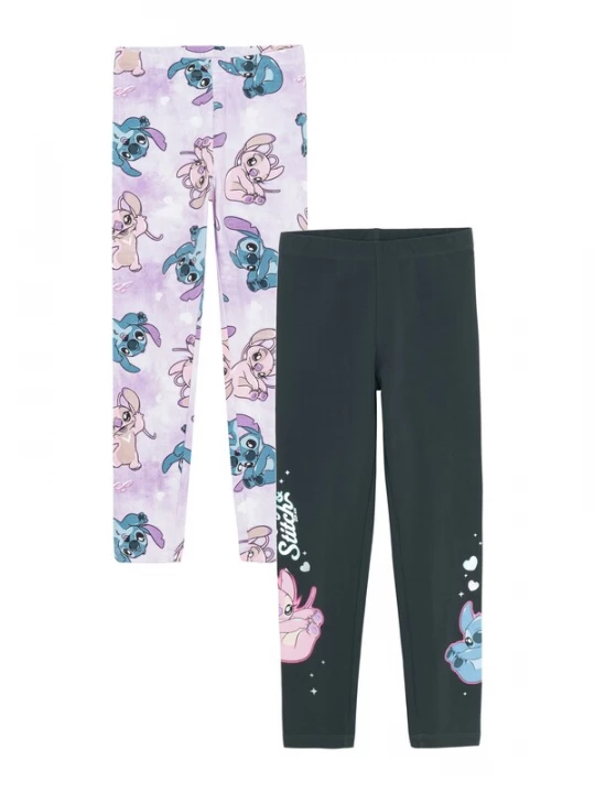 Foto van product Cool Club Leggings 'LILO&STITCH' blauw / neonlila / zwart