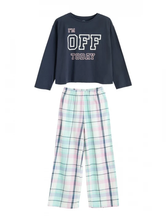 Foto van product Cool Club Nachtkledij navy / aqua / rosa / wit