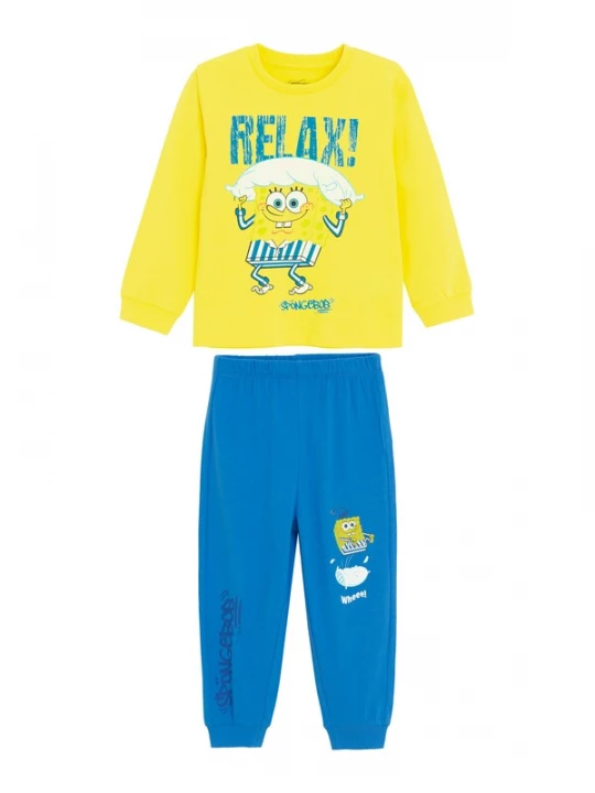Foto van product Cool Club Nachtkledij 'SPONGEBOB' blauw / geel