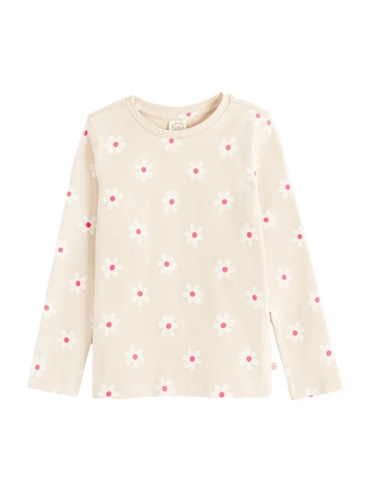 Foto van product Cool Club Shirt beige / pink / wit