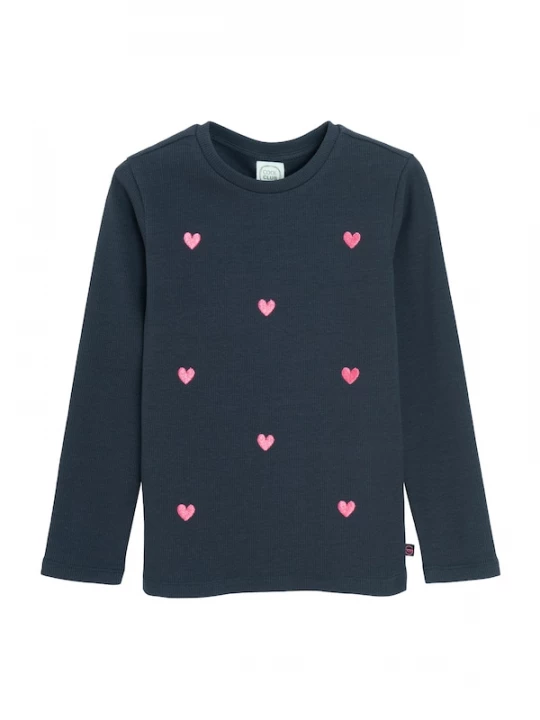 Foto van product Cool Club Shirt donkerblauw / pink