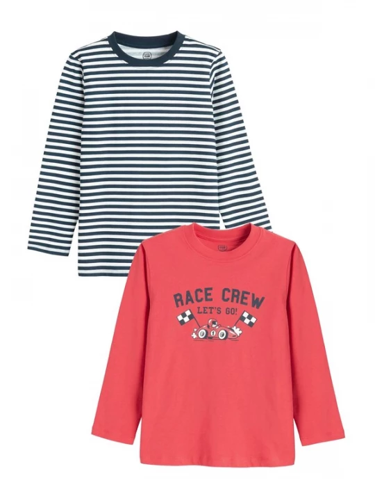 Foto van product Cool Club Shirt donkerblauw / rood / wit