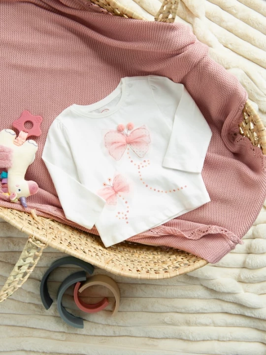 Foto van product Cool Club Shirt rosa / wit