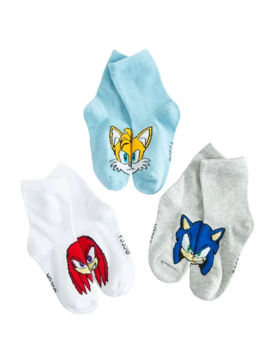 Foto van product Cool Club Sokken 'SONIC' blauw / grijs / wit