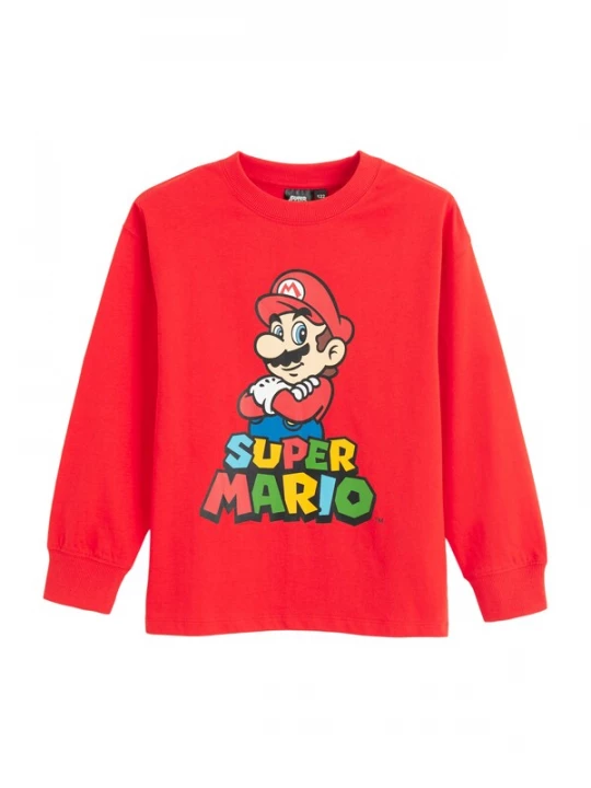 Foto van product Cool Club Trui 'SUPER MARIO' rood